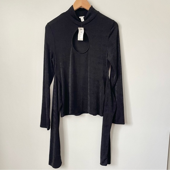 NWT River Island Cut-Out Detail Belted Wrap Top, UK14/US10 - Picture 10 of 14